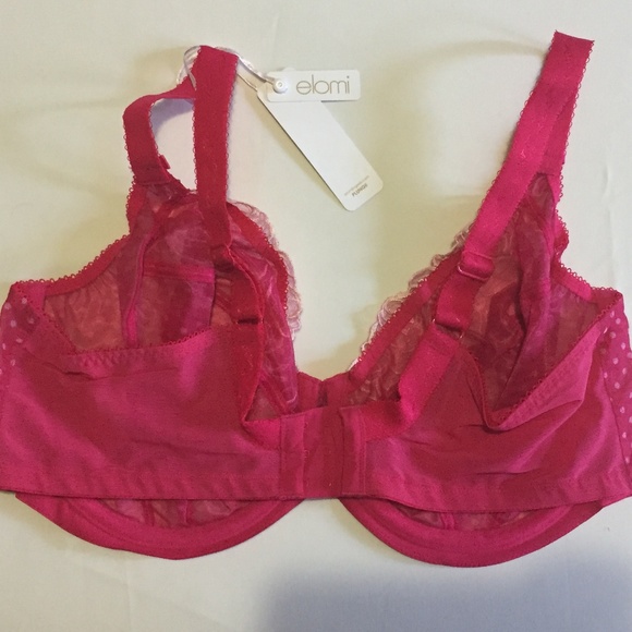 NWT GODDESS BRA US 44C CHERRY LACE - Picture 2 of 4